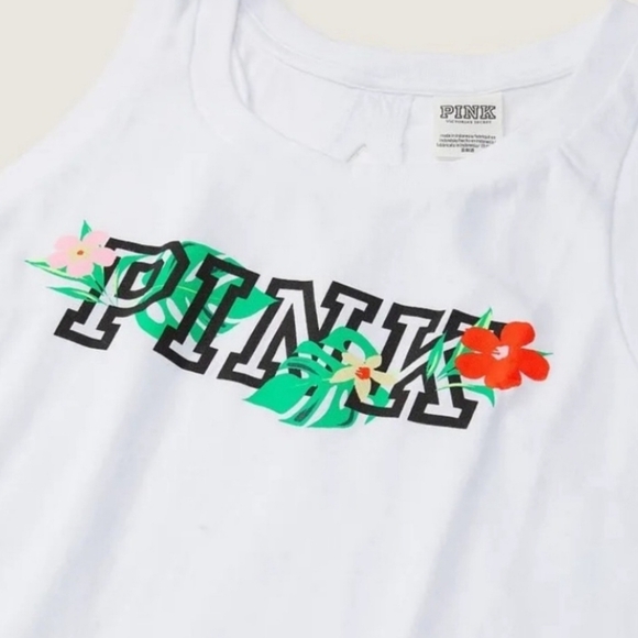 VS Pink Slit Back Tank NWT Sz 2x - Picture 3 of 6